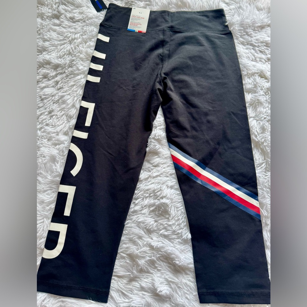 Tommy Hilfiger Crop High Rise Leggings Medium - Picture 4 of 4